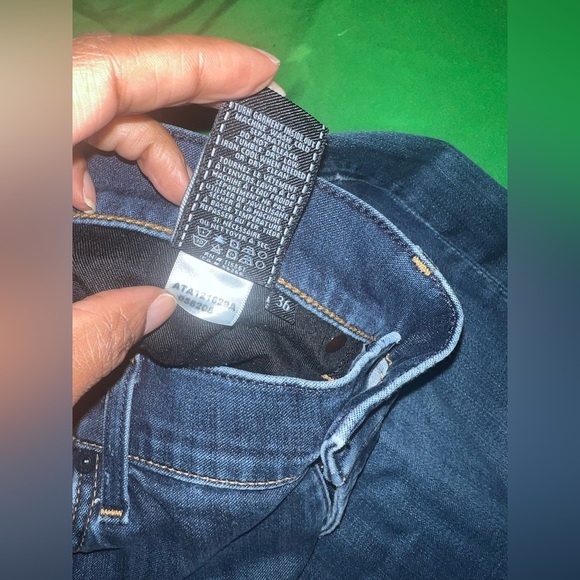 7 for All Mankind Lux Performance The Straight Men's Blue Jeans size 36 - Picture 9 of 11